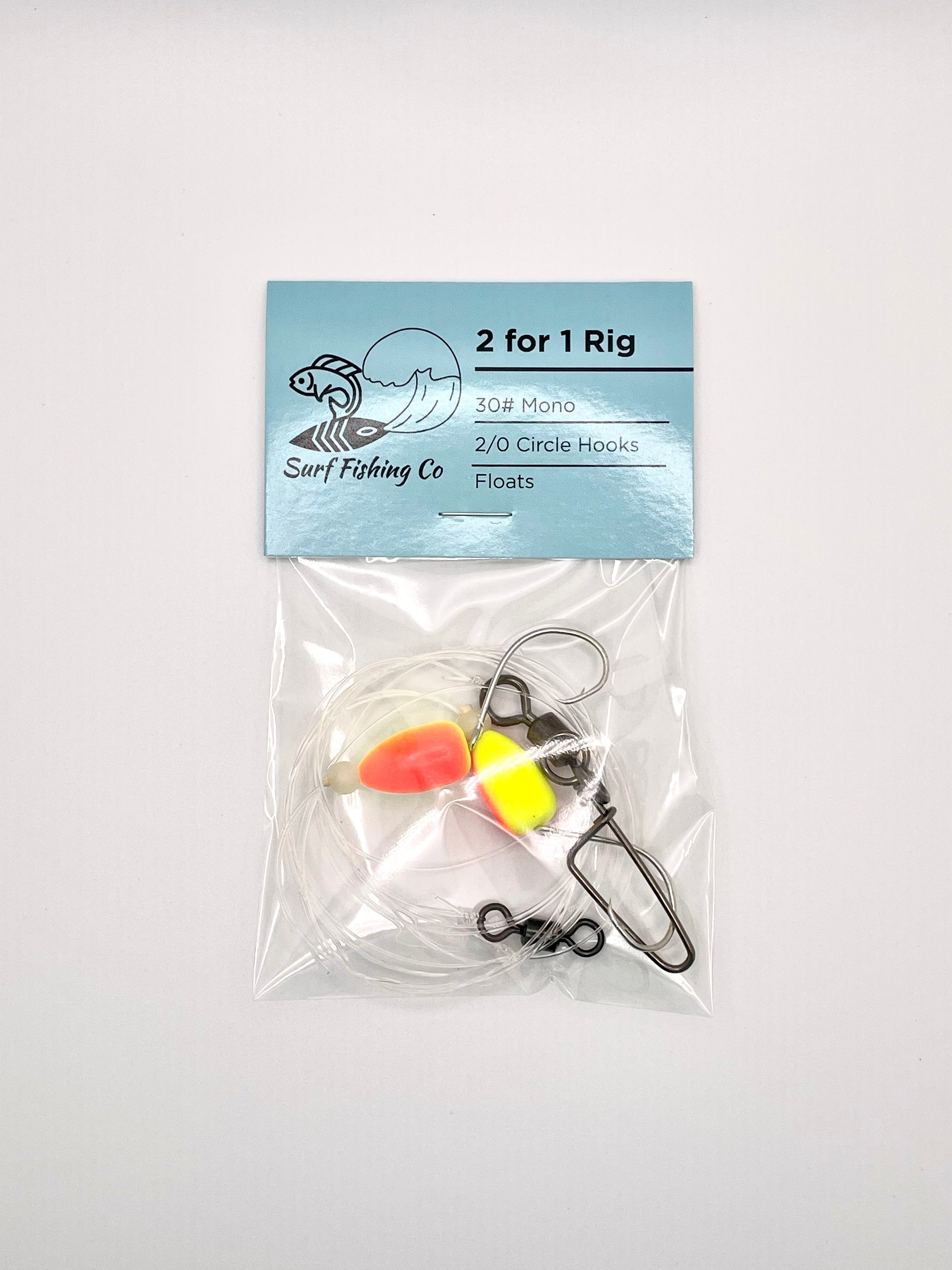 best circle hooks for surf fishing 2 For 1 Rig – Surf Fishing Co